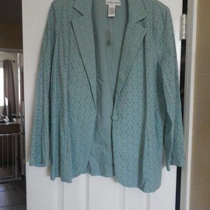 Jacket, large, Damons and Drapers, never worn, light blue color